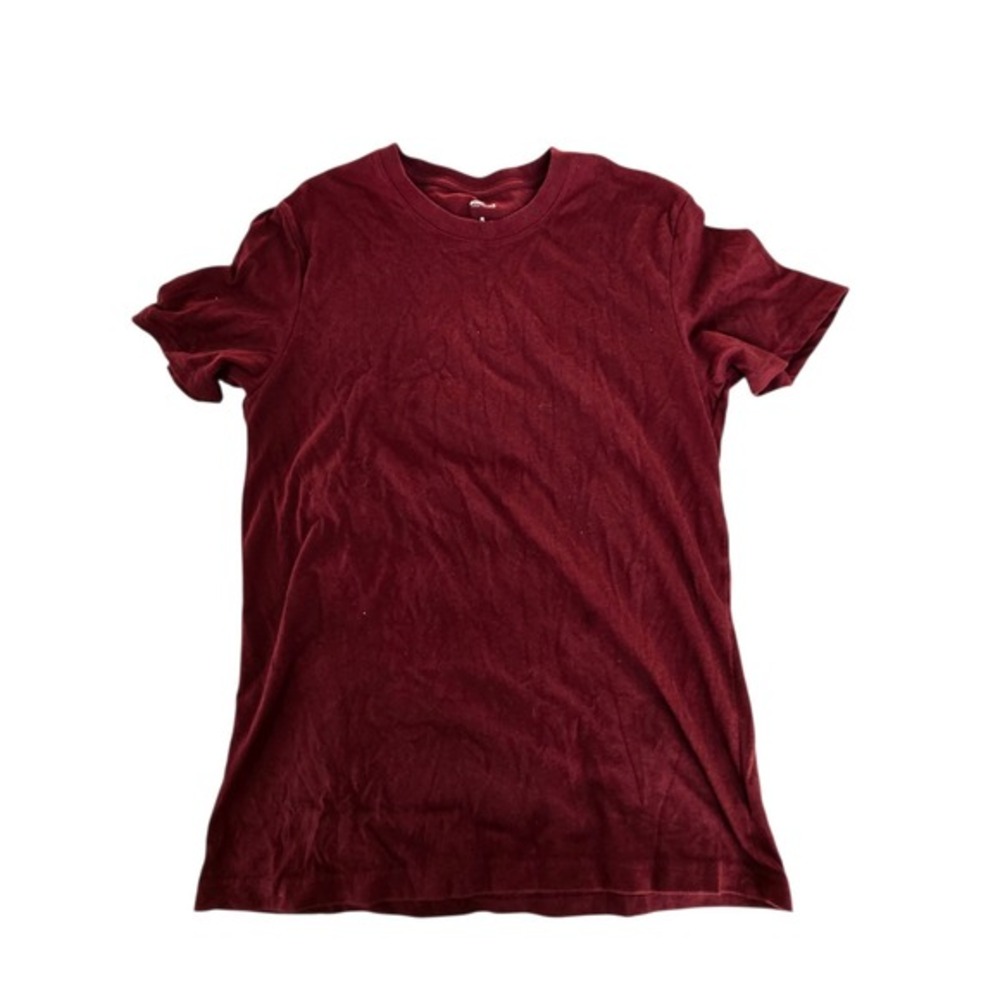 Sonoma Goods for Life Mens Small Burgundy Maroon Short Sleeve Crewneck T-Shirt